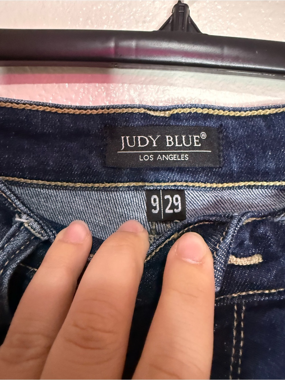 JUDY BLUE Dark Wash Jeans Boyfriend Fit Sz 9/29 - Picture 5 of 7